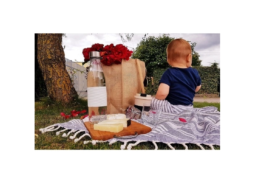 Torba na zakupy z juty Natural Shopper, beżowy