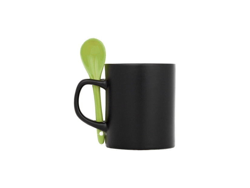Kubek ceramiczny z nadrukiem 300 ml, zielony