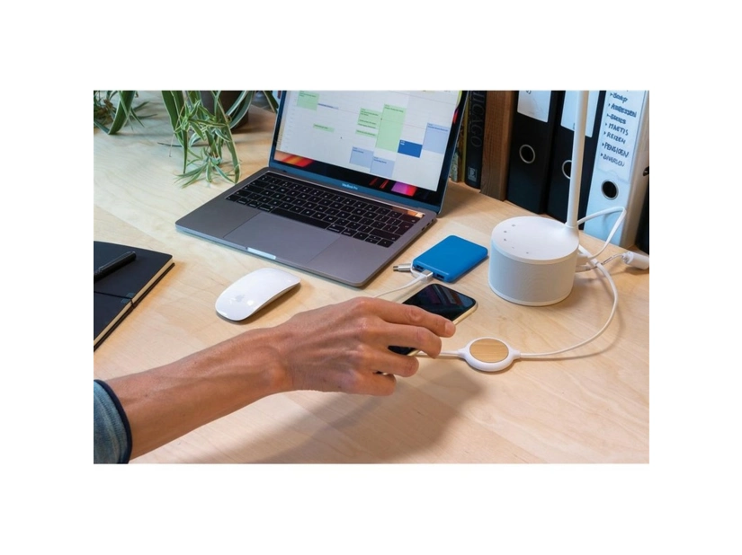 Kabel do ładowania 3 w 1, ładowarka bezprzewodowa 5W