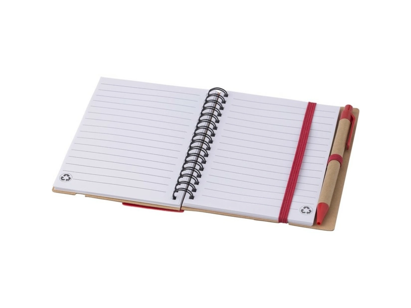 Notes z długopisem i linijka, karteczki samoprzylepne