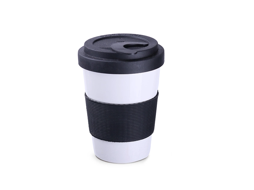 Kubkek porcelanowy z pokrywką 350ml