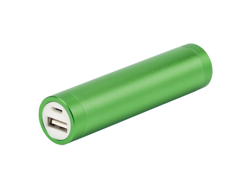 Power bank metalowy jasnozielony z grawerem Twojego logo