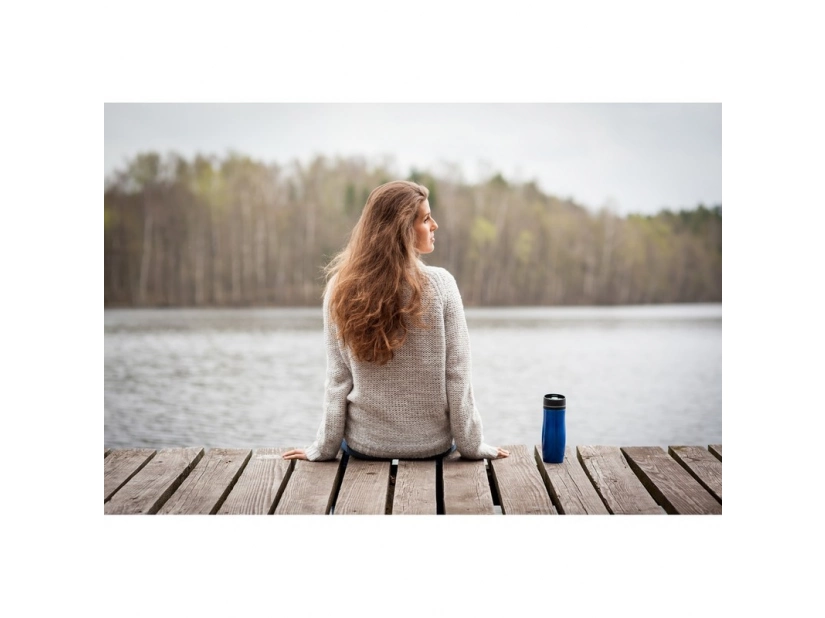 Kubek termiczny czerwony, 350ml