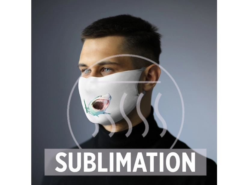 Maseczka z nadrukiem wielokrotnego użytku