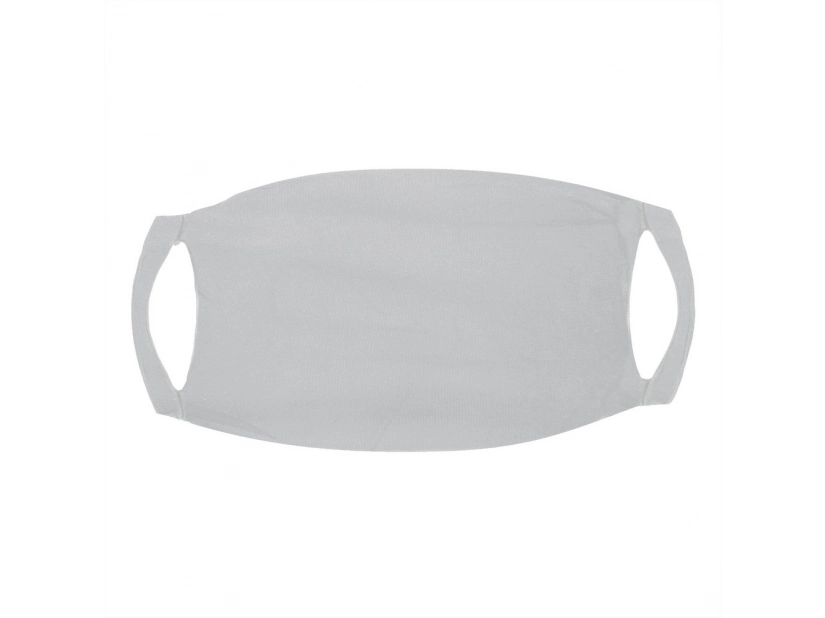 Maseczka ochronna wielorazowa do nadruku logo z miejscem na filtr i jonami srebra