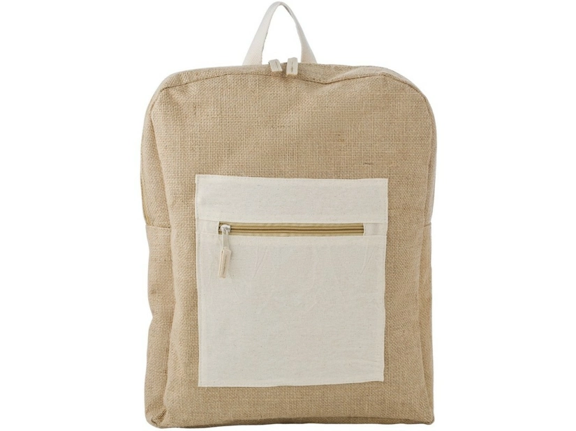 Eko Plecak z juty z bawełnianymi elementami