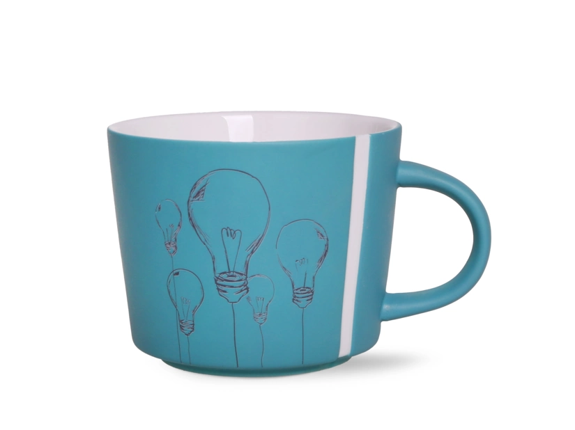 Kubek biały ceramiczny, Lucas 350 ml