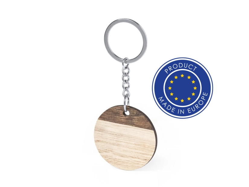 Dwokolorowy drewniany