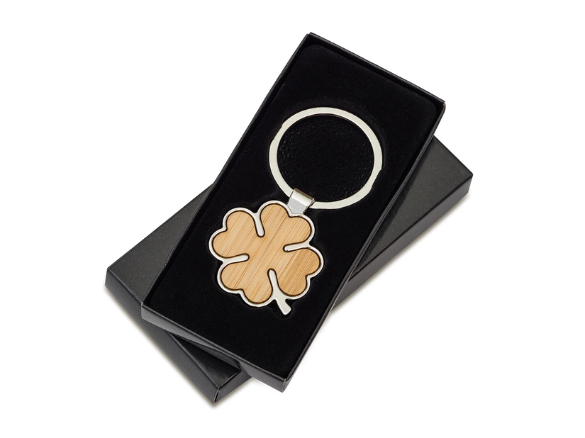 Brelok Koniczynka w ozdobnym pudełku