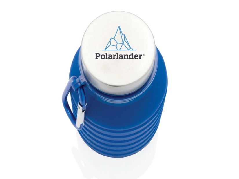 Składana butelka sportowa 550ml z karabińczykiem