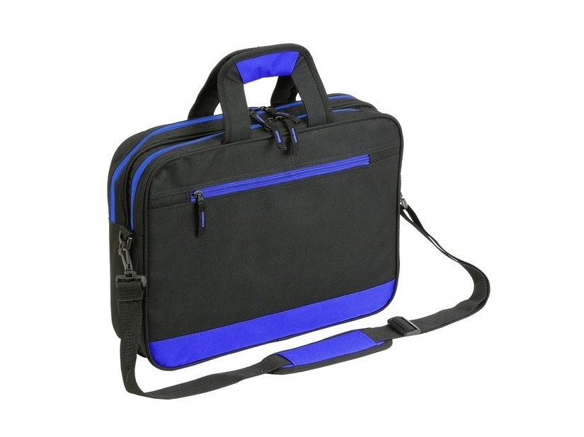 Torba na dokumenty Viterbo, niebieski/czarny