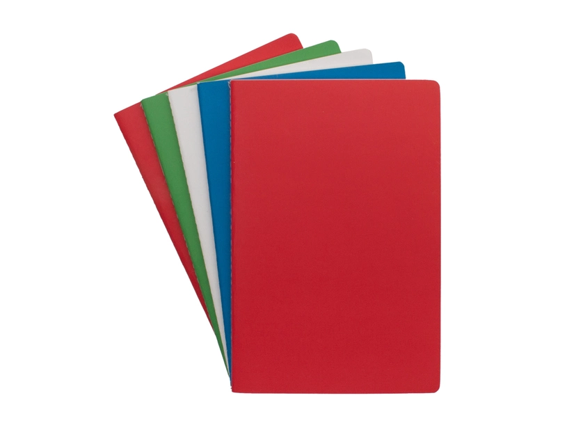 Notes z nadrukiem logo 140x210/40k gładki, czerwony 