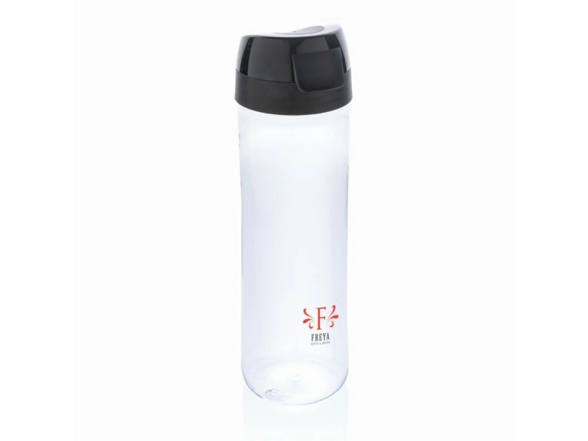 Czarny bidon sportowy z logo - 750 ml Tritan™ Renew | Eko-gadżety reklamowe