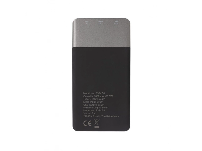 Bezprzewodowy power bank 5000 mAh