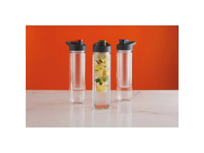 Pomarańczowa butelka z tritanu, 800 ml