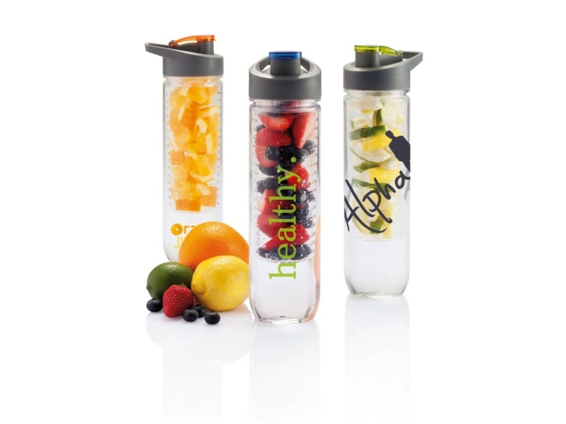 Pomarańczowa butelka z tritanu, 800 ml