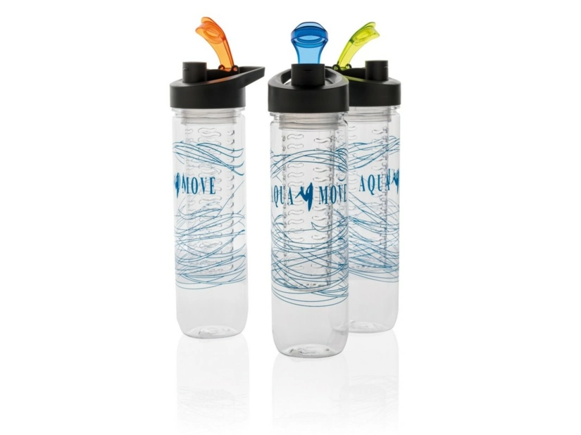 Pomarańczowa butelka z tritanu, 800 ml
