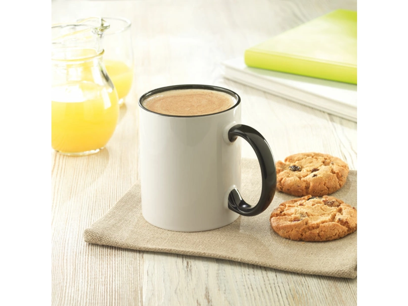 Kubek do sublimacji 300ml biały / czarny