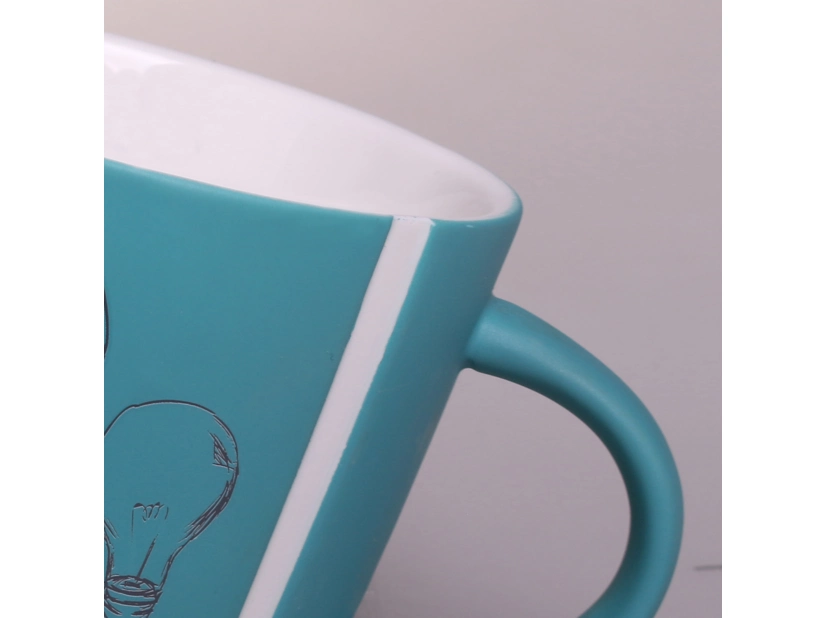 Kubek biały ceramiczny, Lucas 350 ml