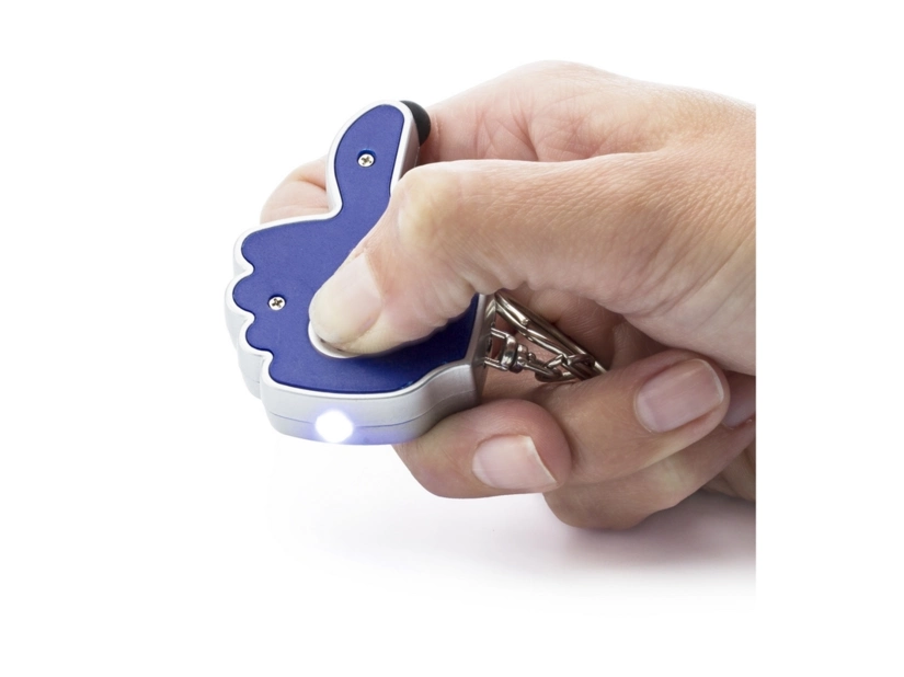 Brelok do kluczy kciuk, LED, touch pen