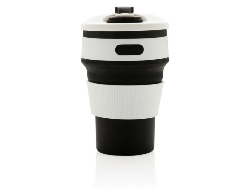 Składany kubek podróżny 320 ml, czarny