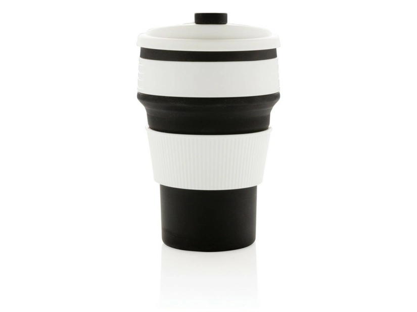 Składany kubek podróżny 320 ml, czarny
