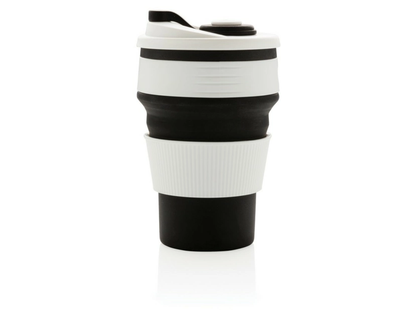 Składany kubek podróżny 320 ml, czarny