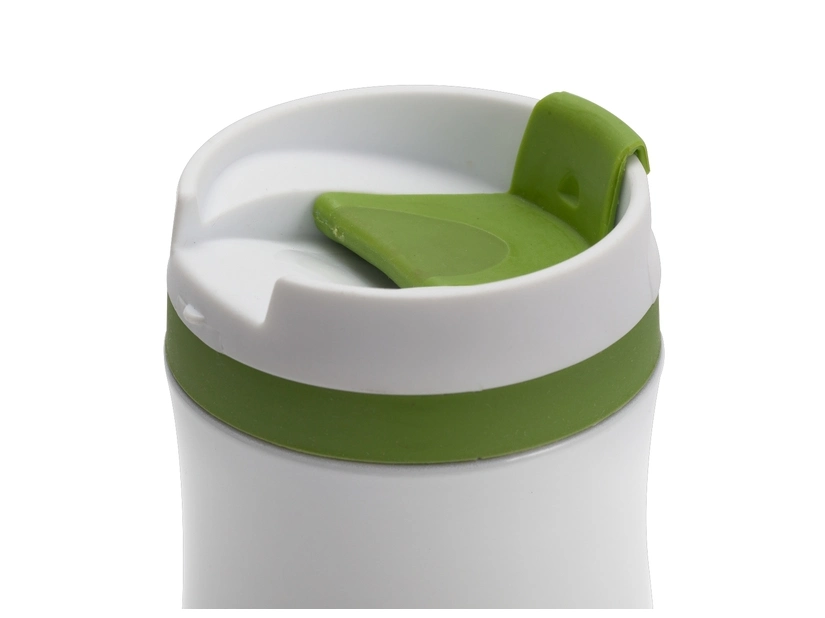 Kubek izotermiczny Viki 390 ml, zielony/biały 
