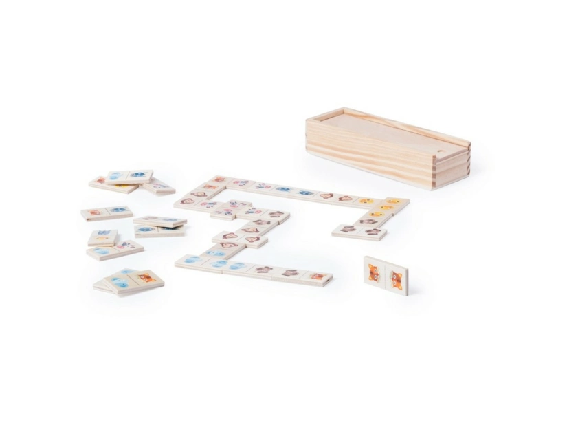 Gra domino z obrazkami zwierząt