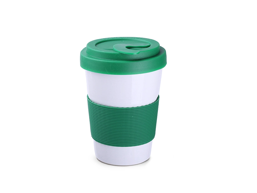 Kubkek porcelanowy z pokrywką 350ml