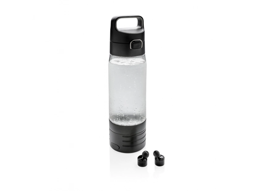 Butelka sportowa 600 ml Hydrate ze słuchawkami bezprzewodowymi