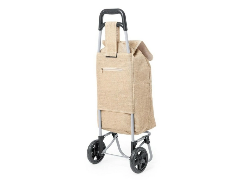 Wózek na zakupy z juty, składany