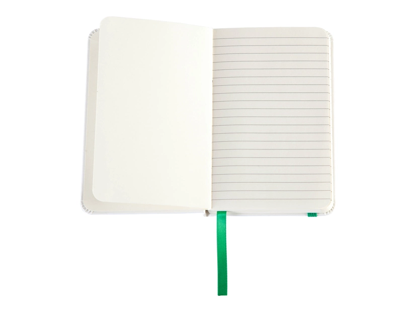 Notatnik Badalona 90x140/80k linia, zielony/biały 
