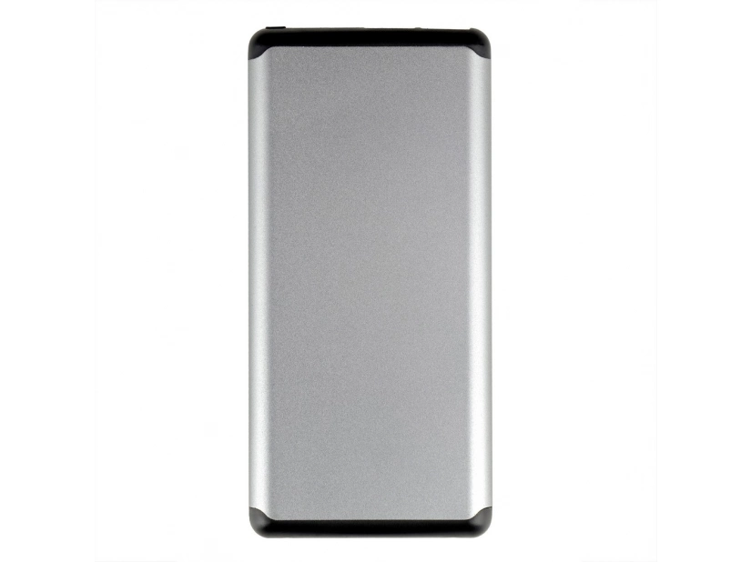 Powerbank grafitowy @ 10 000 mAh z logo i przyssawkami