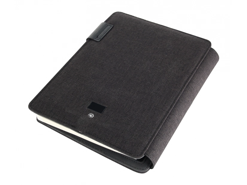Teczka z notatnikiem na 128stron i power bankiem 4000mAh