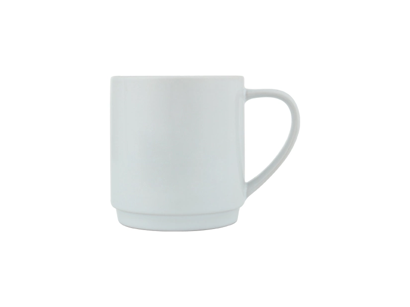 Biało-niebieski kubek ceramiczny 300 ml