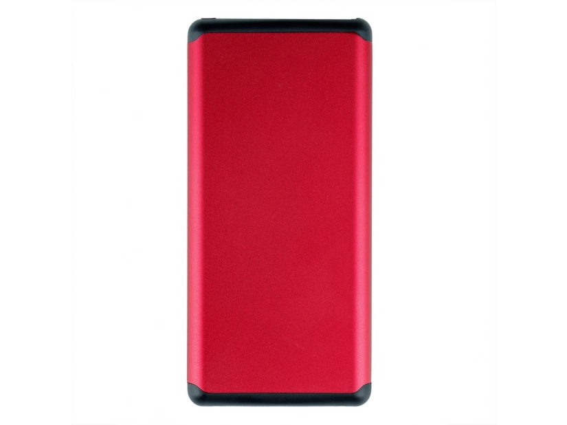 Bezprzewodowy power bank 10000 mAh @ Mauro Conti z przyssawkami, czerwony, 10W