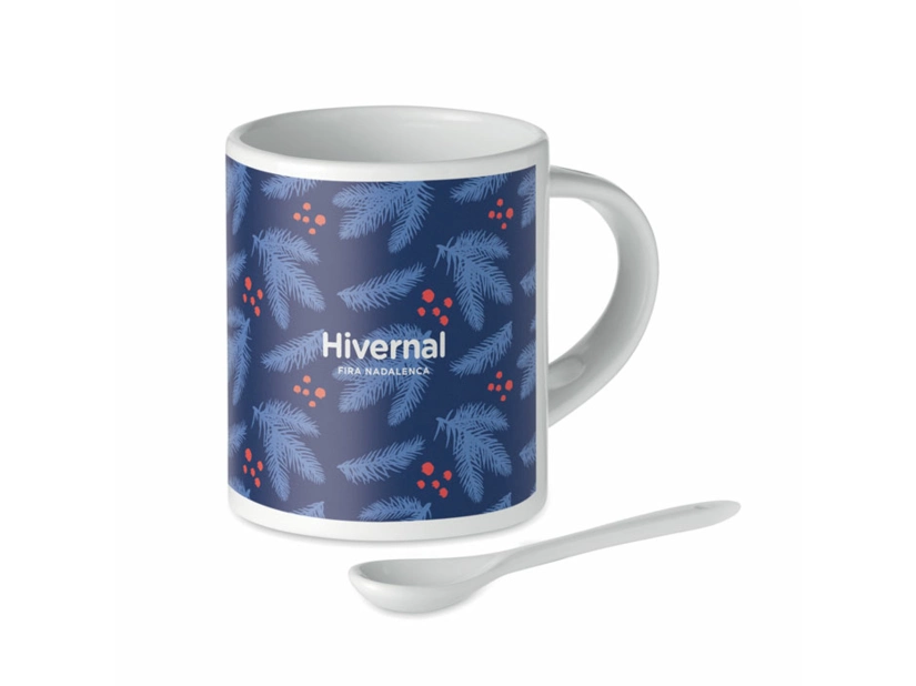 Kubek z łyżeczką do nadruku zdjęć 300ml 