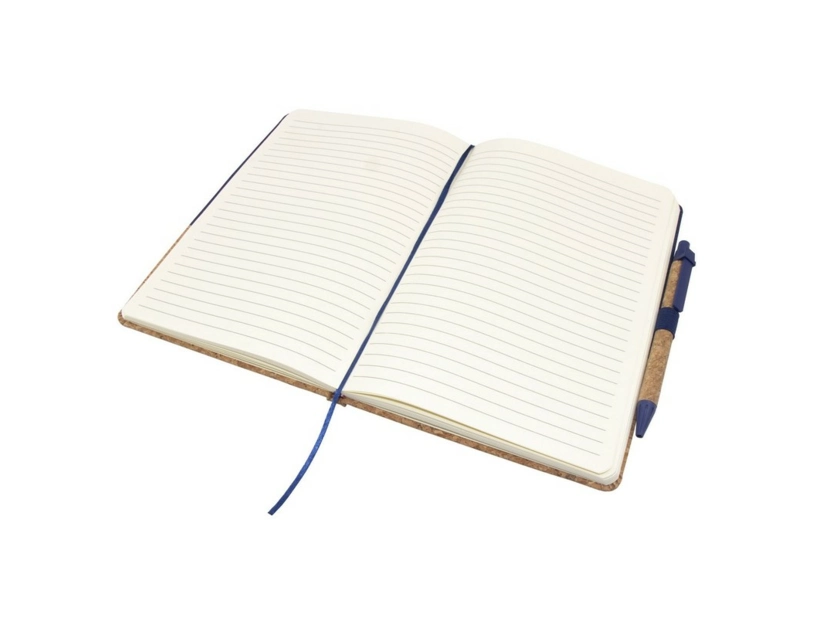 Korkowy notatnik A5 z długopisem | Layla