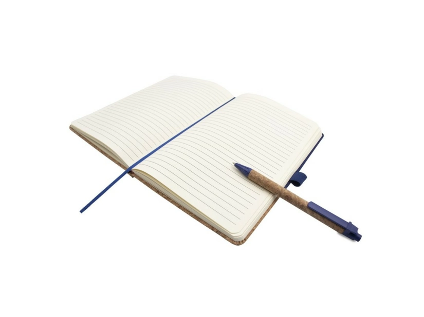 Korkowy notatnik A5 z długopisem | Layla