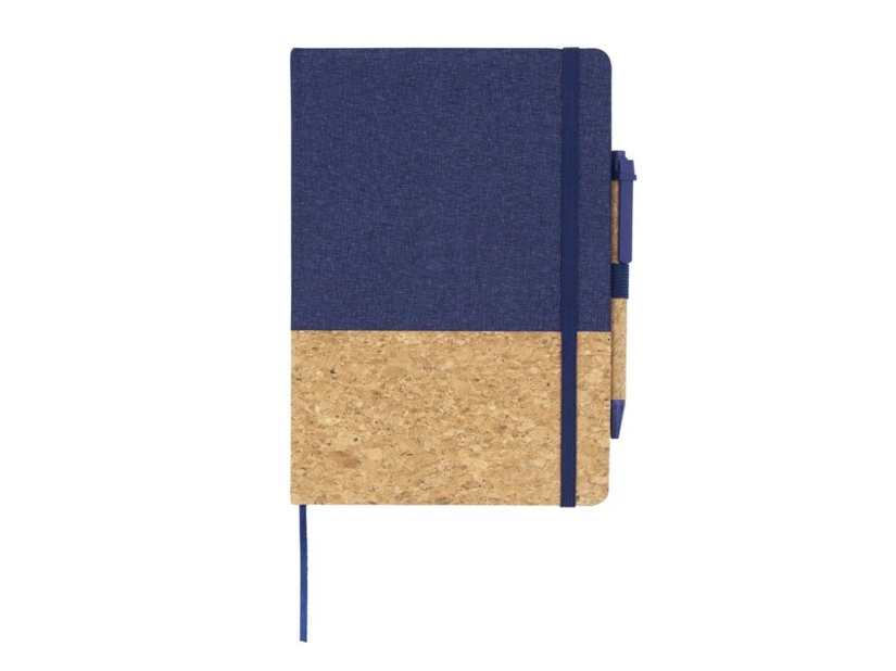 Korkowy notatnik A5 z długopisem | Layla