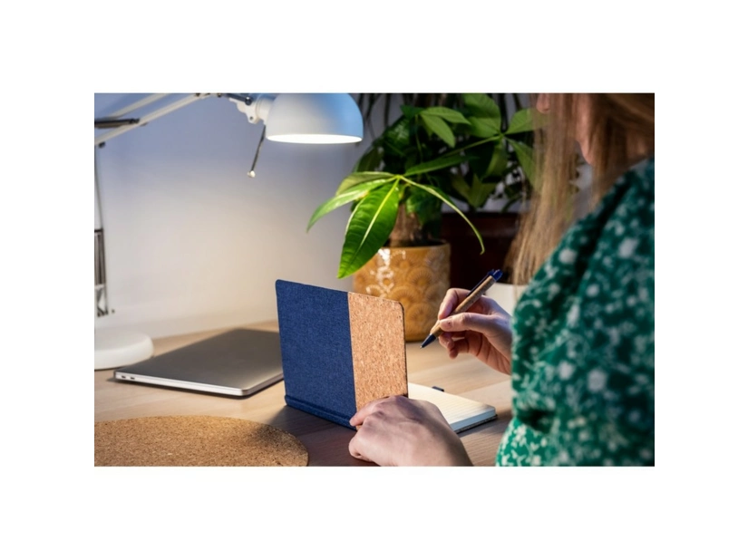 Korkowy notatnik A5 z długopisem | Layla