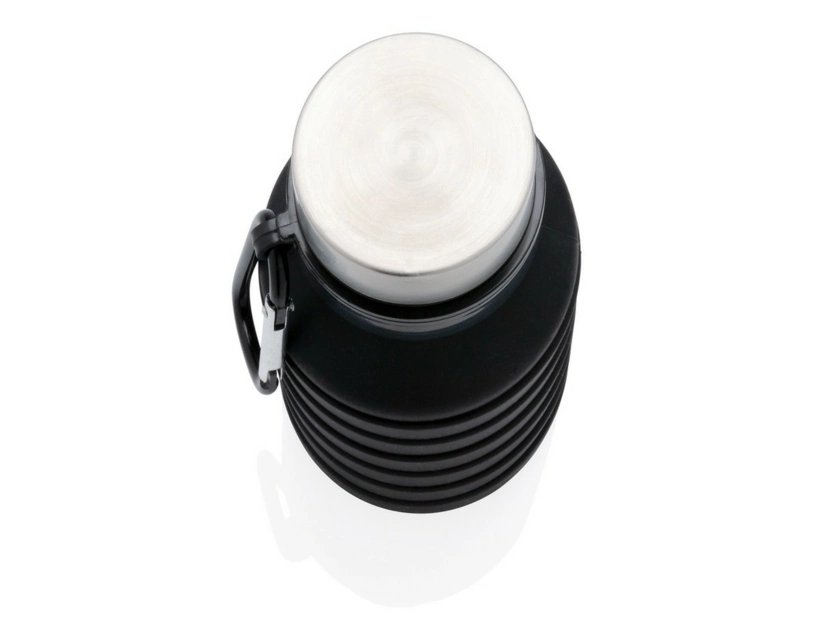 Składana butelka sportowa 550ml z karabińczykiem