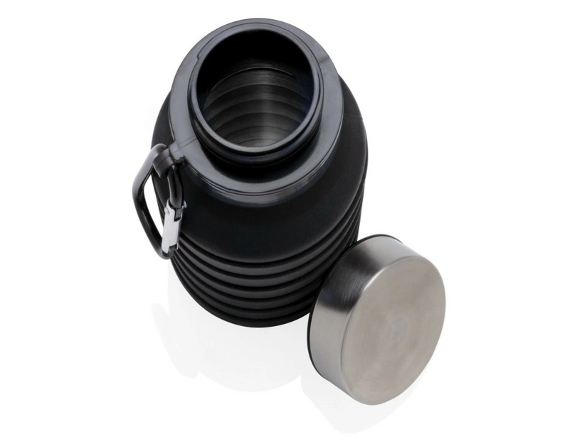 Składana butelka sportowa 550ml z karabińczykiem