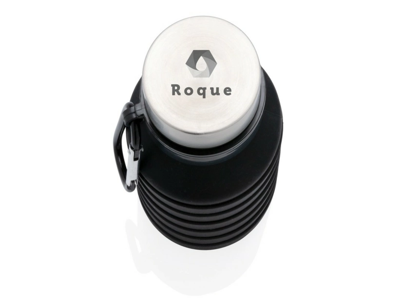 Składana butelka sportowa 550ml z karabińczykiem