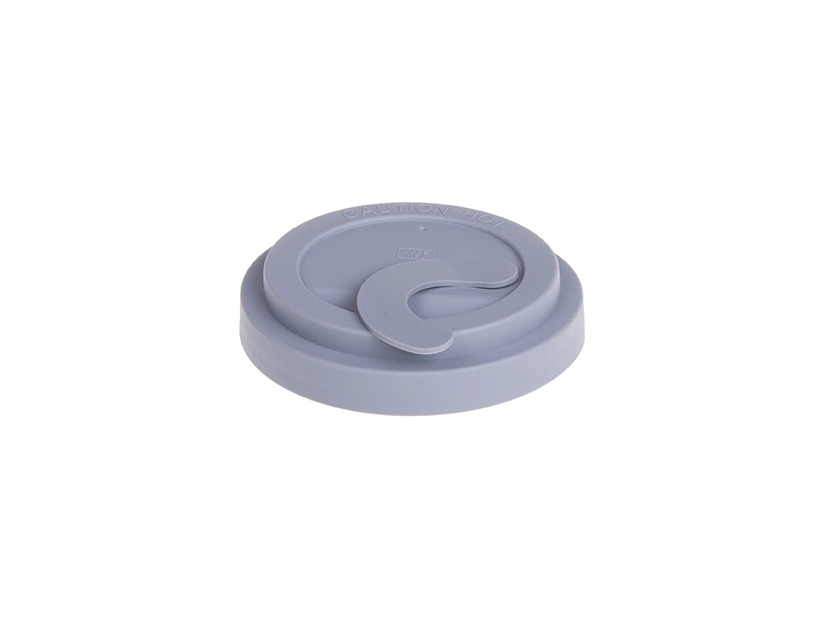 Kubek ceramiczny z pokrywką silikonową 270 ml