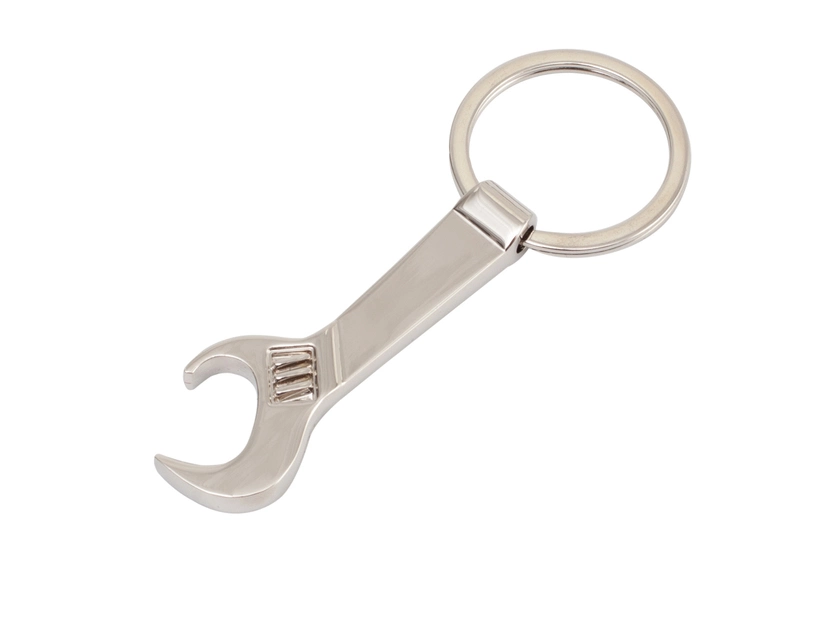 Brelok metalowy Clef, srebrny 