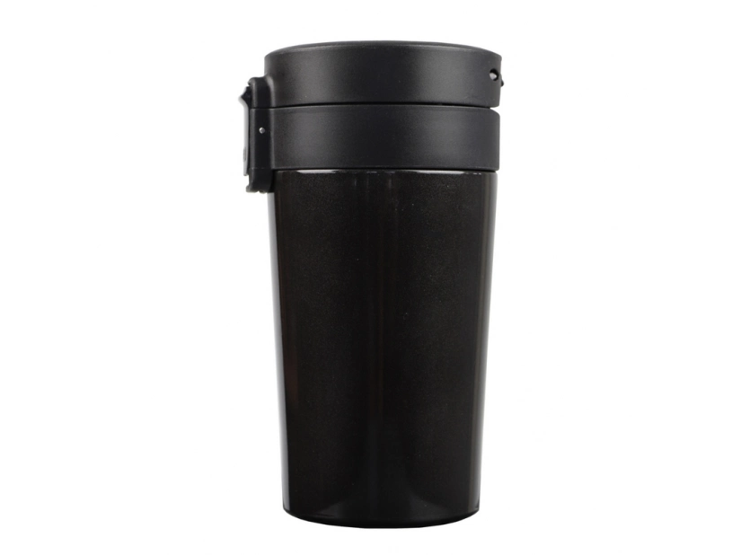 Kubek termiczny  sitkiem zatrzymującym fusy, 250 ml, czarny