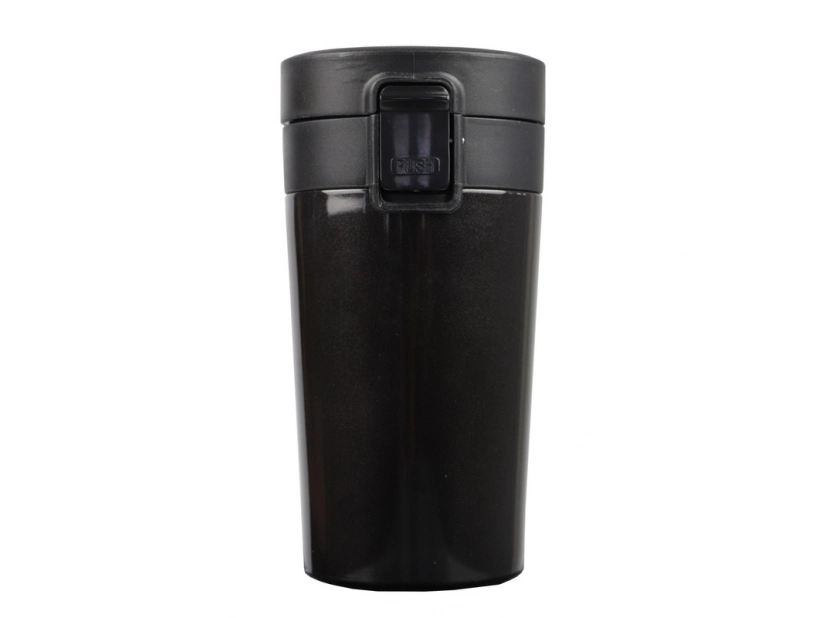 Kubek termiczny  sitkiem zatrzymującym fusy, 250 ml, czarny