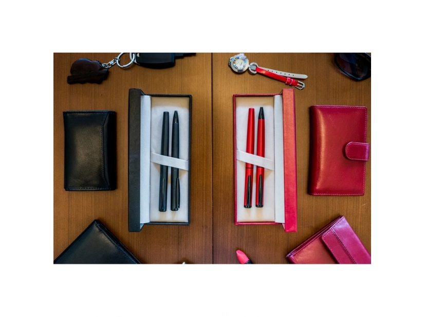 Długopis  i pióro kulkowe Mauro Conti w ozdobnym pudełku